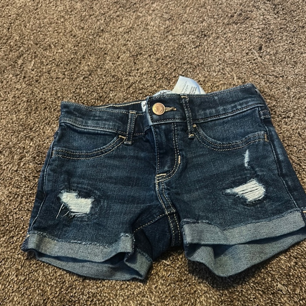 Abercrombie kids Distressed Denim Shorts